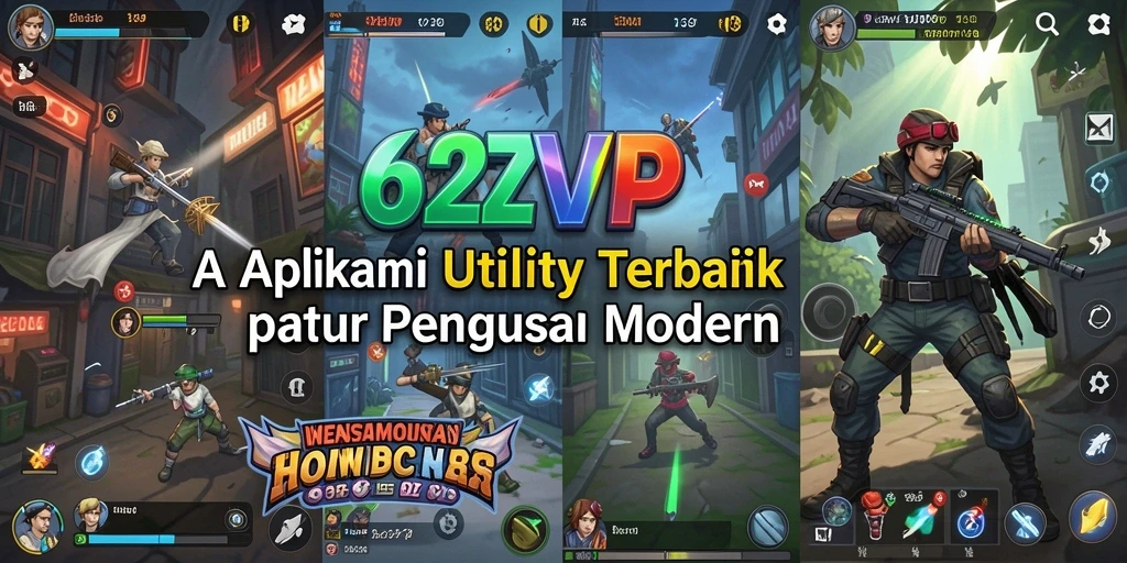 Tampilan antarmuka aplikasi 62VIP yang intuitif dan modern.