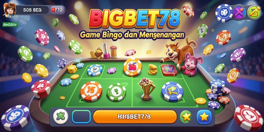 Tampilan gameplay Bingo yang seru dan menarik di BIGBET78.