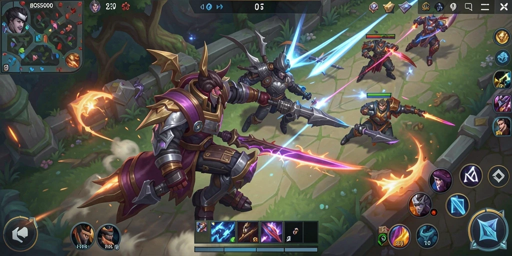 Gameplay seru dan dinamis di BOS5000 yang memikat.