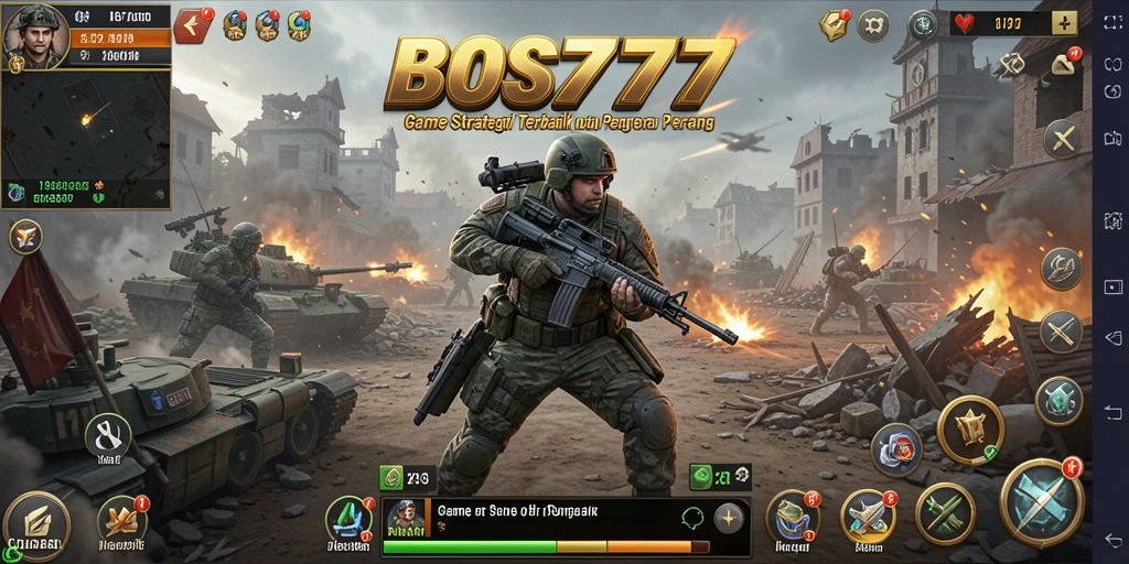 Tangkapan layar gameplay BOS777 menampilkan aksi strategis yang mendebarkan.