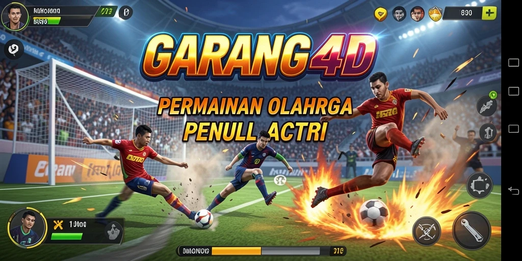 Tangkapan layar yang menunjukkan aksi penuh di GARANG4D.