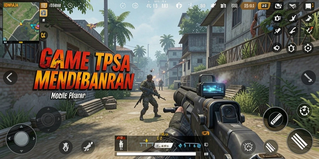 Screenshot gameplay menampilkan aksi seru dalam IDNRAJA.