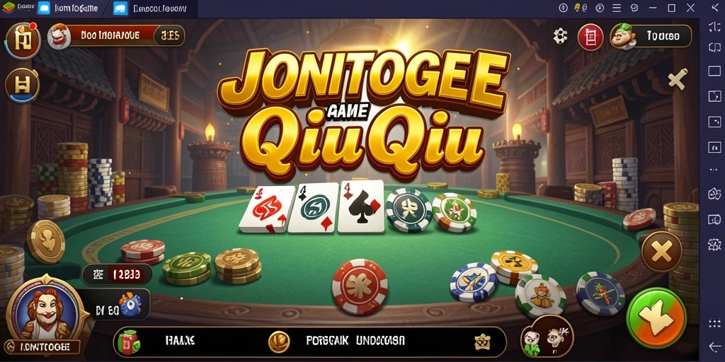 Screenshot gameplay QiuQiu yang penuh aksi dan strategi.