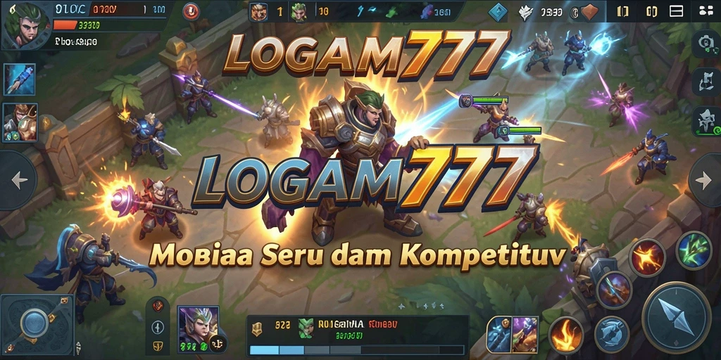 Tangkapan layar dari gameplay <strong>LOGAM777</strong> yang menampilkan pertempuran epik di arena.