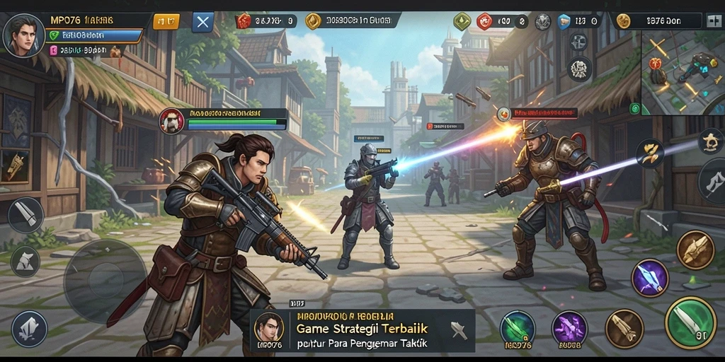 Tampilan gameplay MPO76 yang menegangkan dan strategis.
