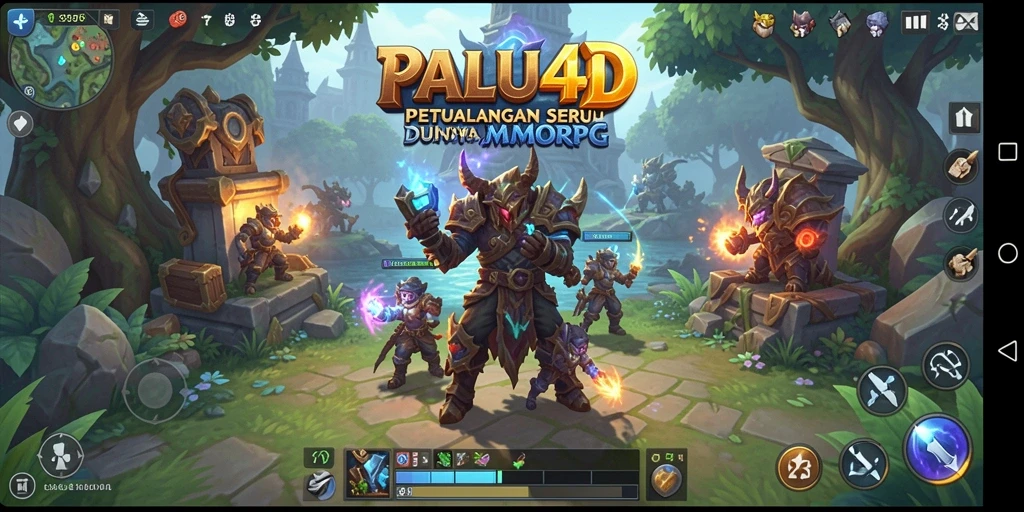 Gameplay PALU4D yang seru dan interaktif dalam dunia MMORPG.