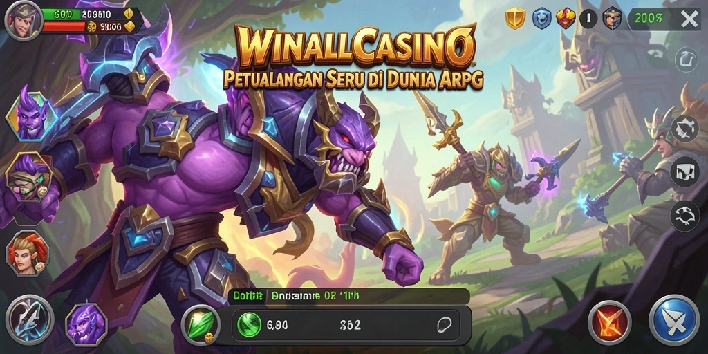 Gameplay menegangkan dalam dunia ARPG WINALLCASINO.